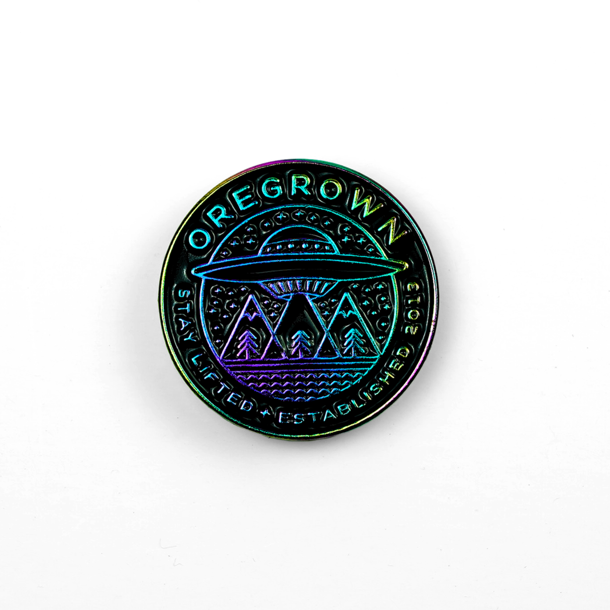Hat Pin | Iridescent UFO