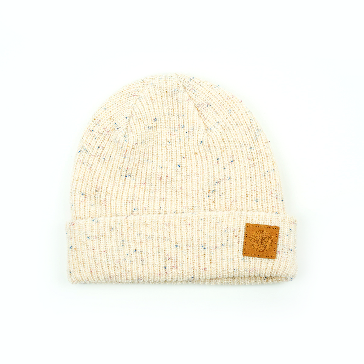 Shaka Knit Beanie | White Speckle