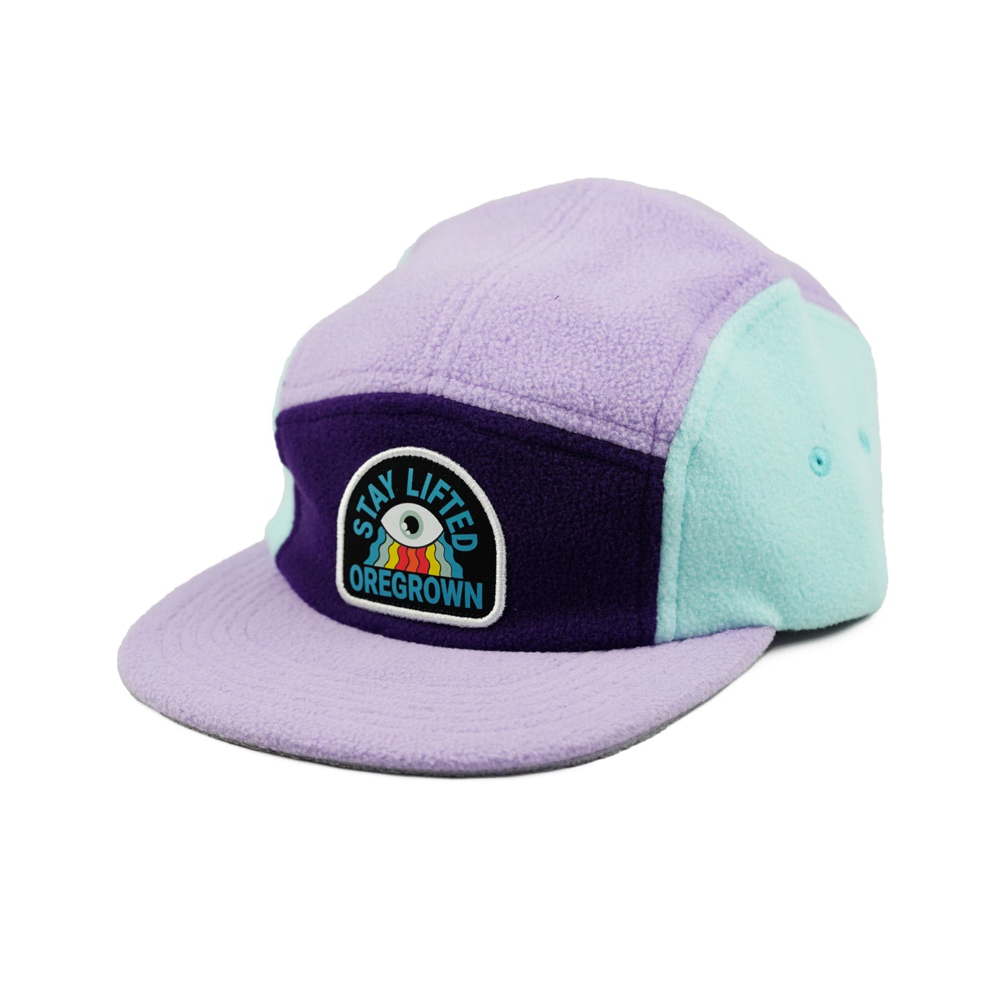 Lifted Eye Hat | Purple & Blue
