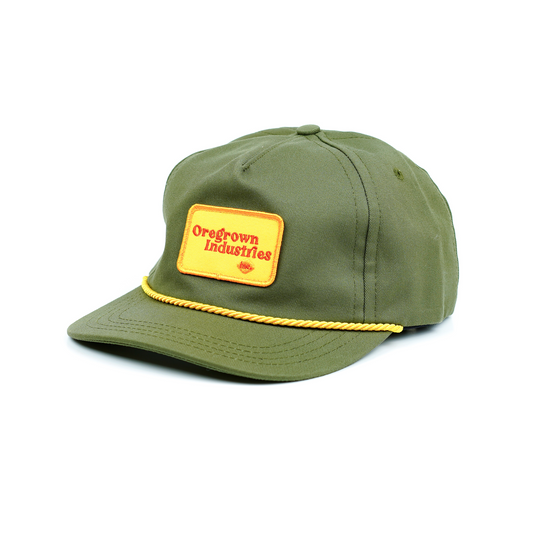 Retro Patch Hat | Olive