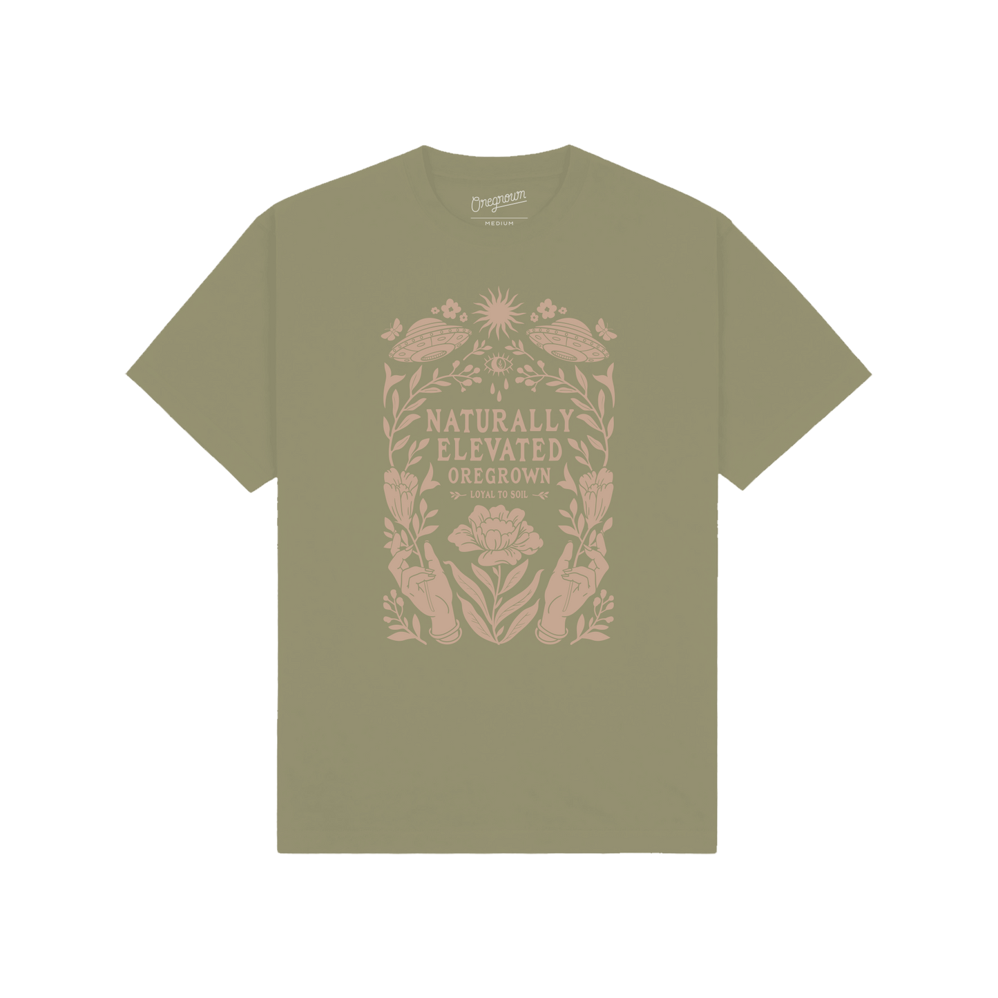 Womens Elevated Tee | Olive