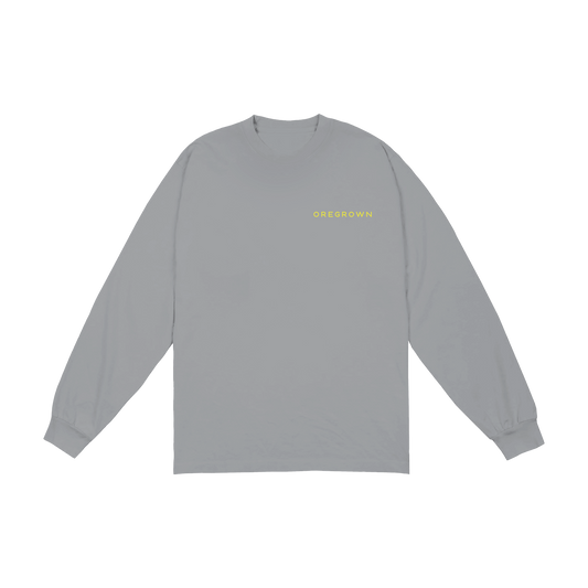 Sleeved LS tee | Graphite