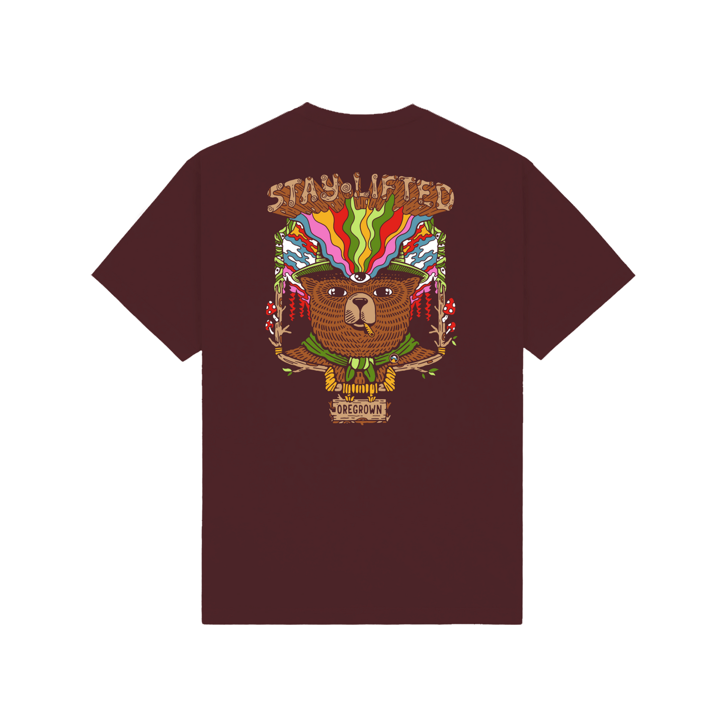 Smokey Tee | Maroon