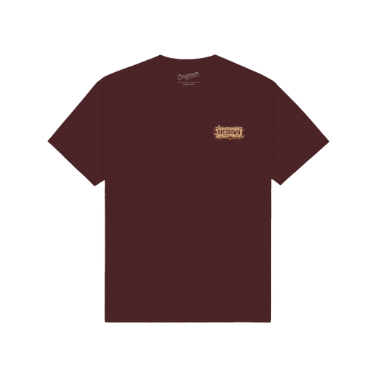 Smokey Tee | Maroon
